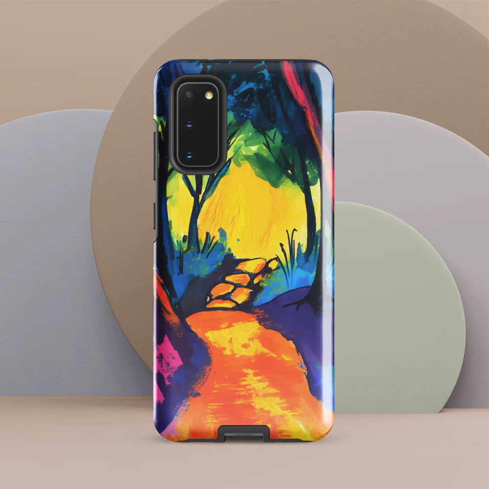 Path Through a Vibrant Forest