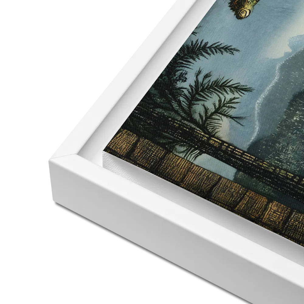 Whispers of the Enchanted Forest | Canvas with White Frame | 16″×20″