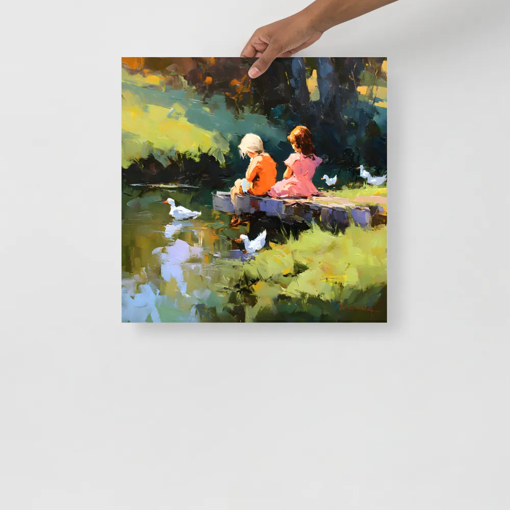 Pondside Reverie 
 Poster | 18″x 18″