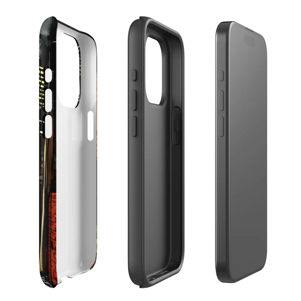 Nocturnal Cityscape: The Hidden Alley | Phone Case |  15 Pro | Tough Case | Matte