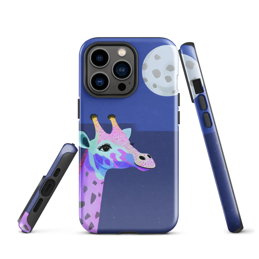 Whimsical Giraffe Under the Stars