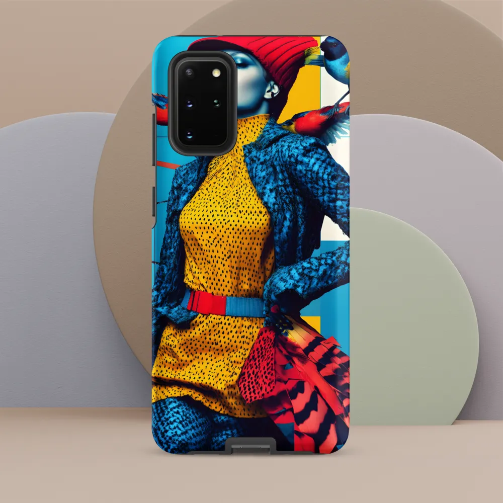 Vibrant Fusion of Nature and Fashion