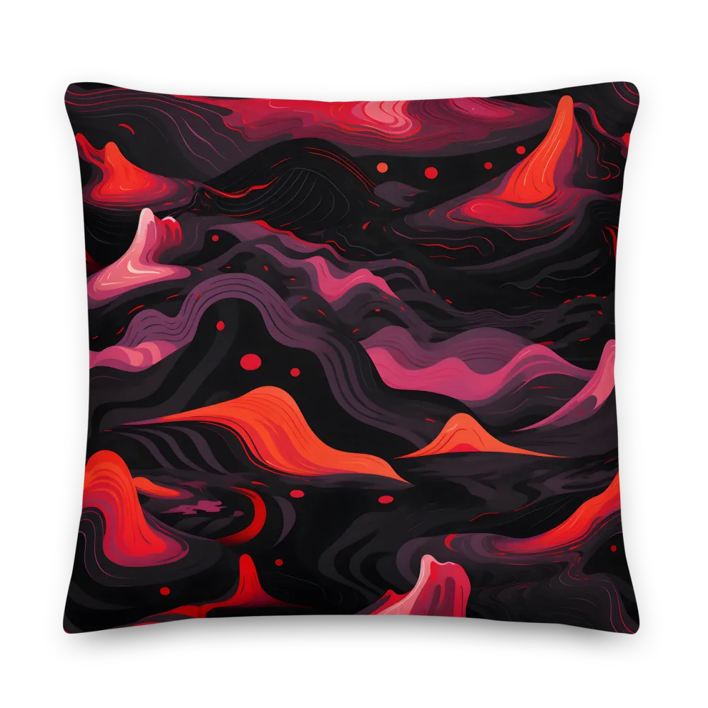 Whispers of Crimson Peaks | Pillow | 22″×22″