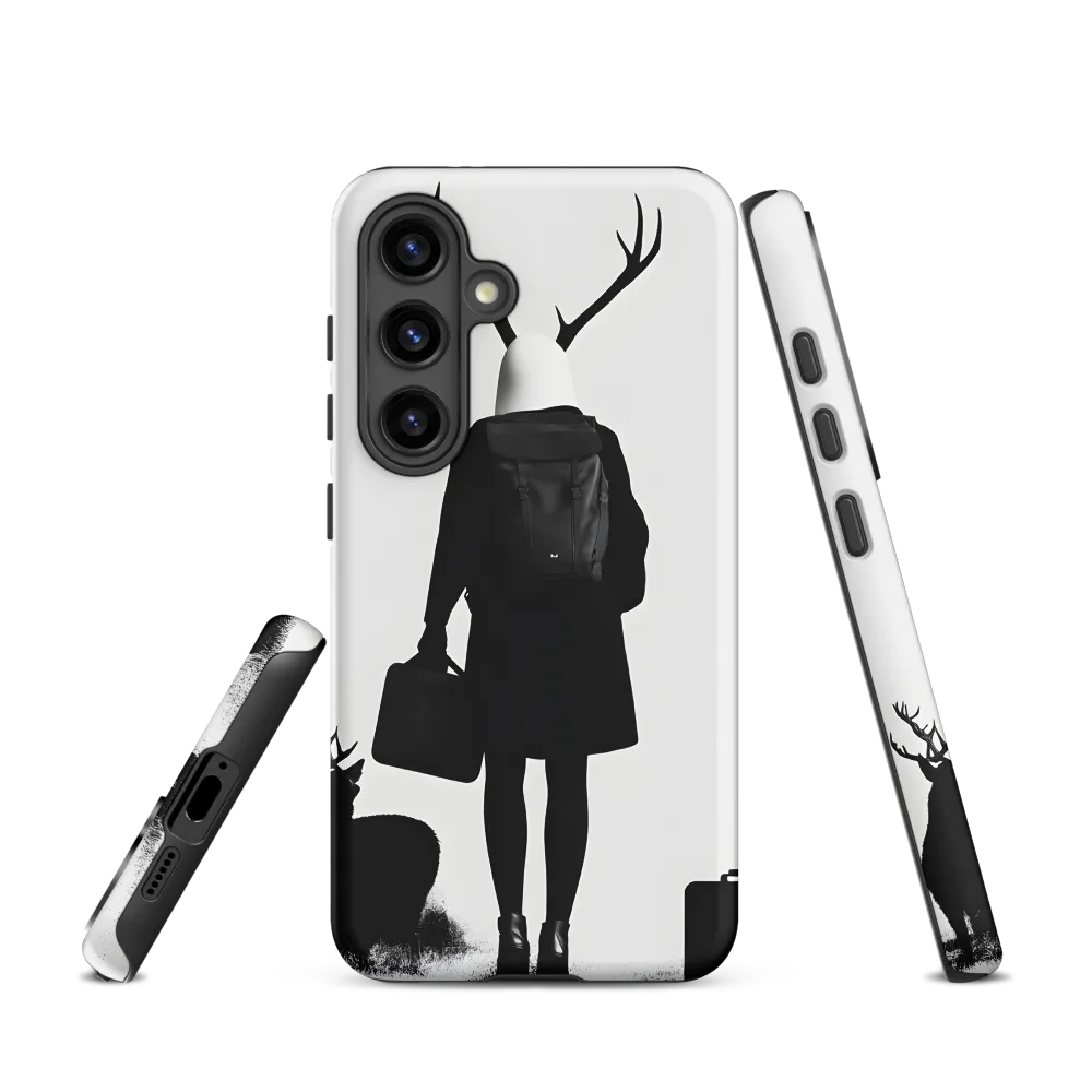 Antlered Reflections | Phone Case |  S24 | Tough Case | Matte