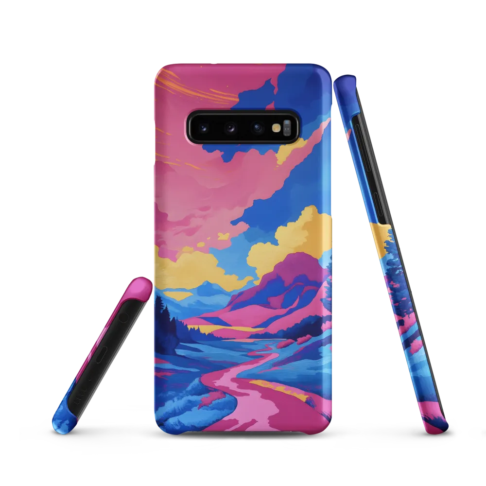 Dreamscape: The Serene River | Phone Case |  S10 | Snap Case | Matte