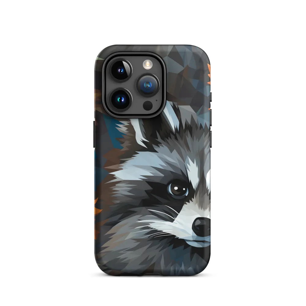 Whispers of Autumn: The Raccoon's Gaze