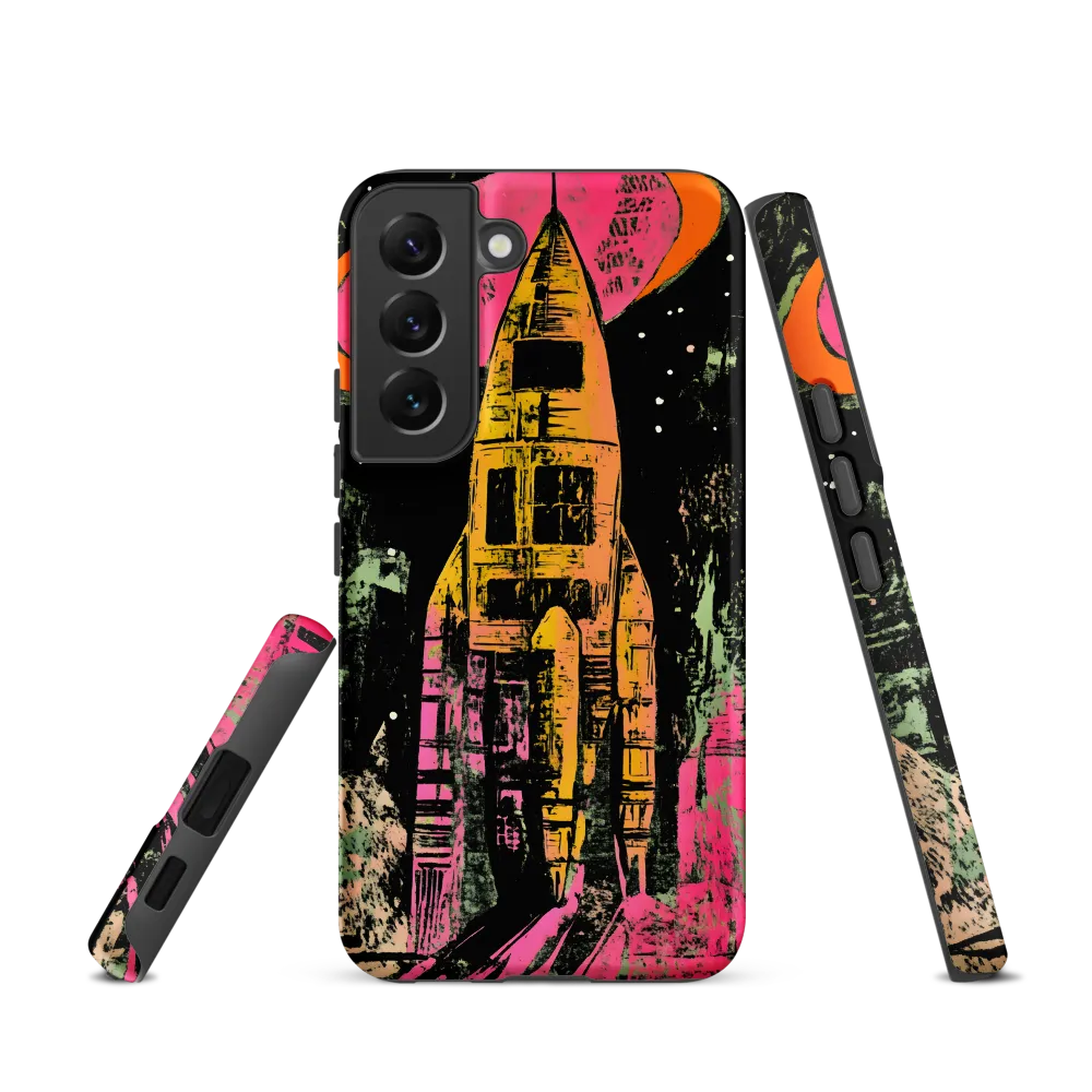 Cosmic Voyage: A Surreal Rocket Adventure
