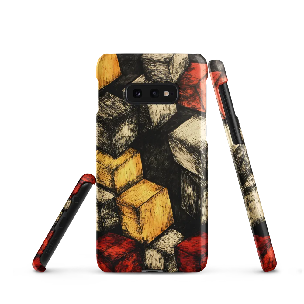 Dynamic Cubes: An Exploration in Color and Form | Phone Case |  S10e | Snap Case | Matte