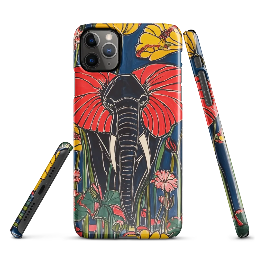 Elephant in Bloom | Phone Case |  11 Pro Max | Snap Case | Glossy