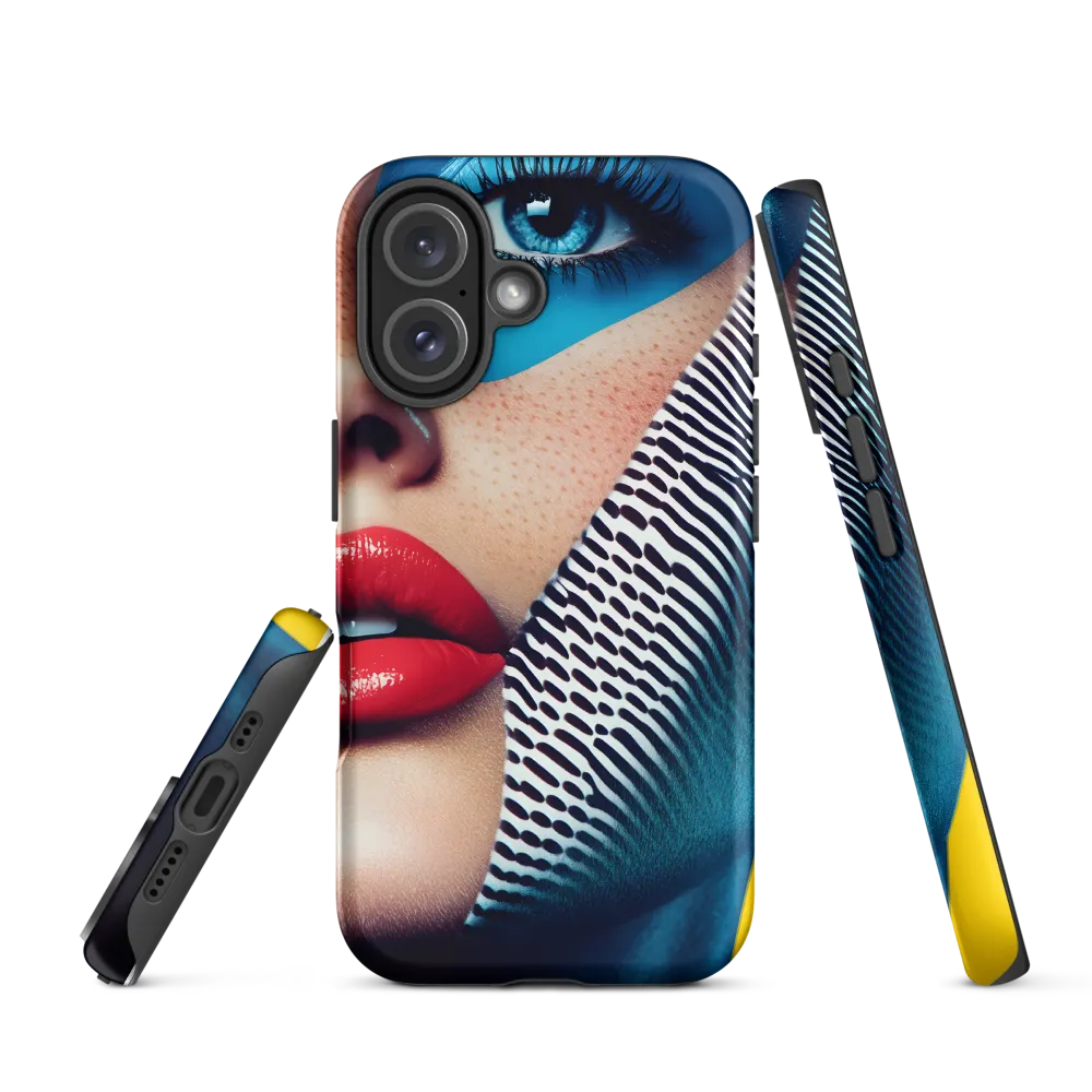 Bold Expressions: A Modern Portrait | Phone Case