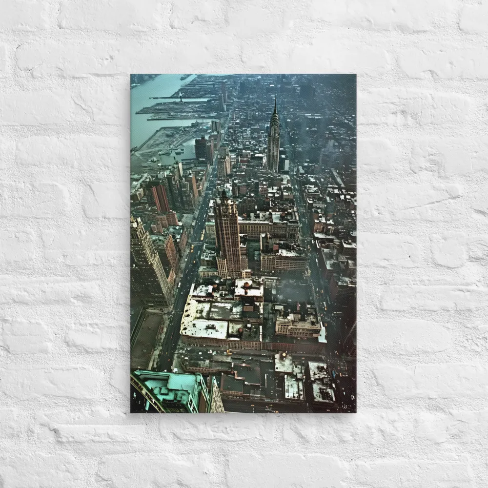 Aerial Symphony of Urban Life | Canvas | 16″×24″