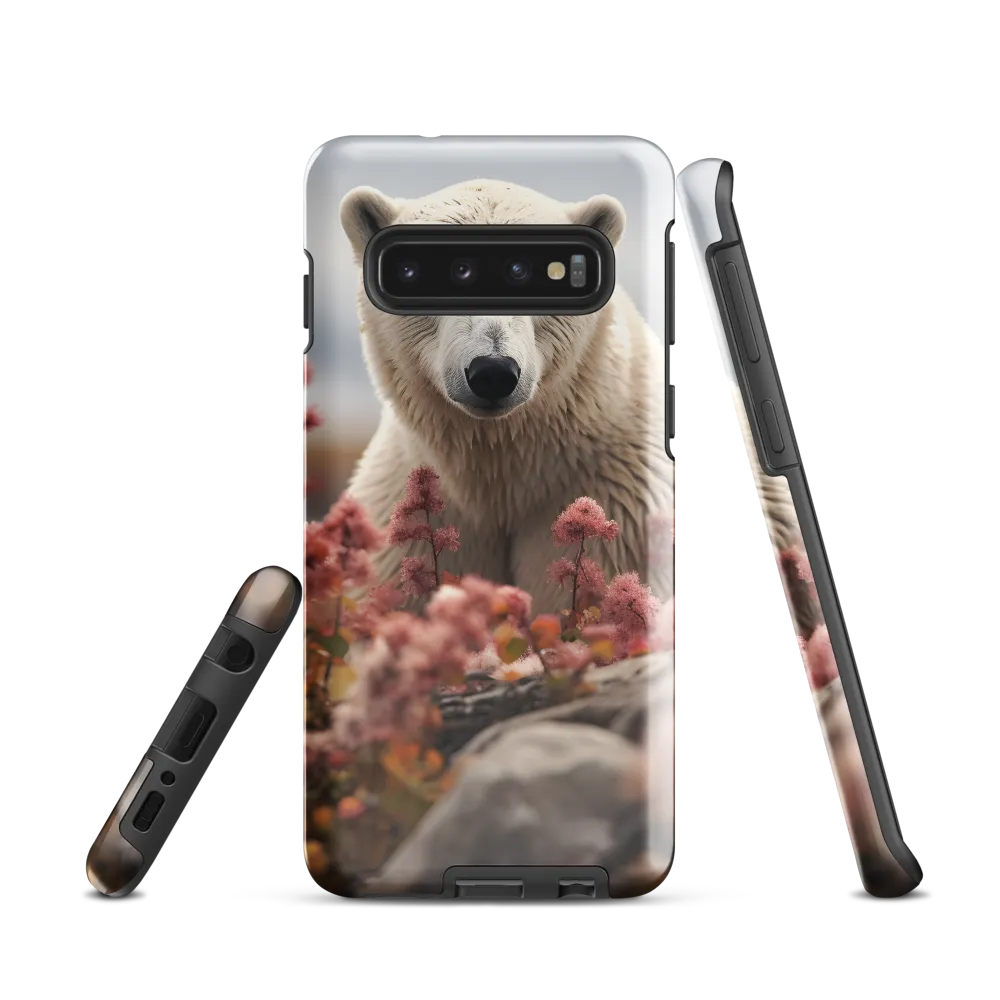 Curiosity Among Blooms: The Polar Bear