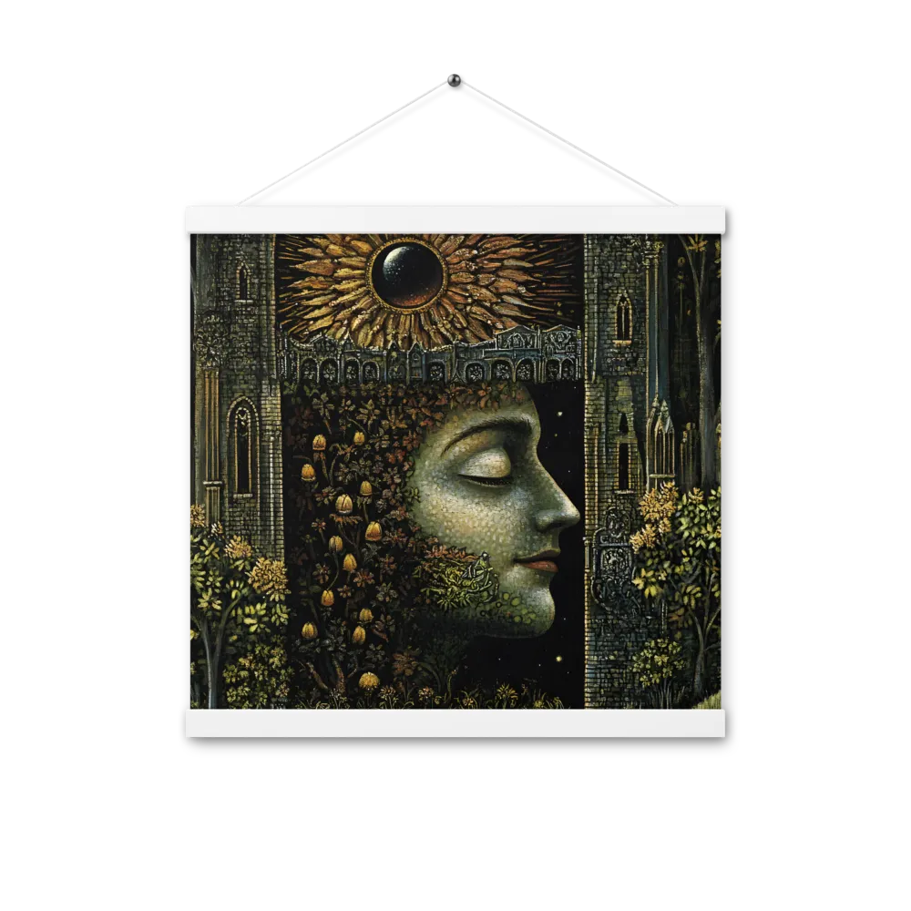 Nature’s Embrace: The Infinite Connection | Poster With White Wood Hanger | 16″×16″