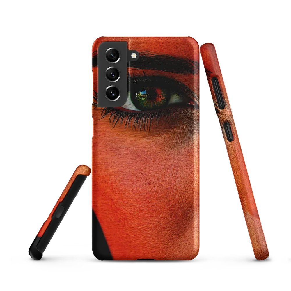 Gaze of Intensity | Phone Case |  S21 | Snap Case | Matte