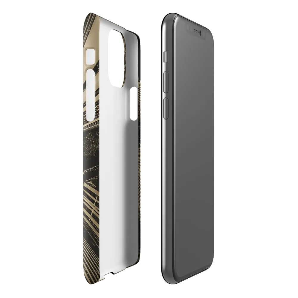 Urban Symphony: Aerial Perspective of City Life | Phone Case |  11 Pro | Snap Case | Glossy