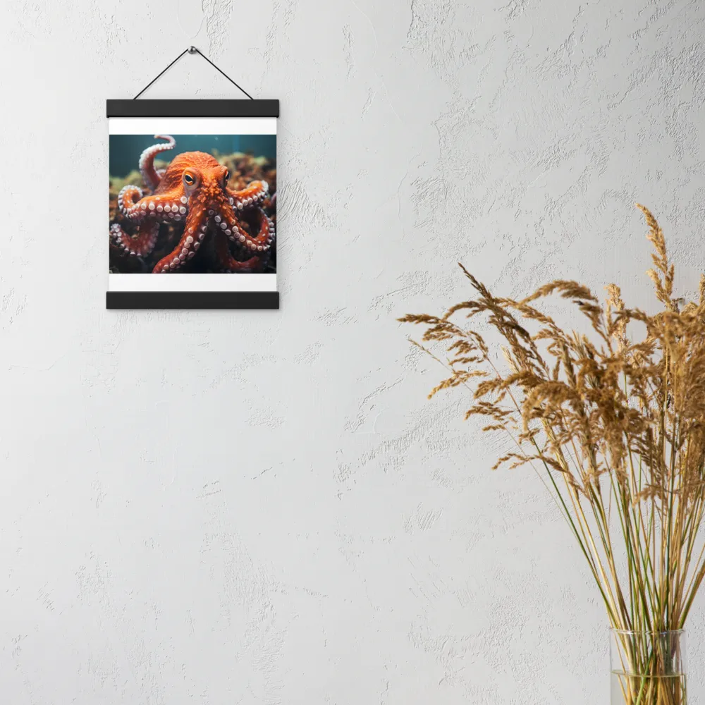 Curious Depths | Poster With Black Wood Hanger | 8″×10″