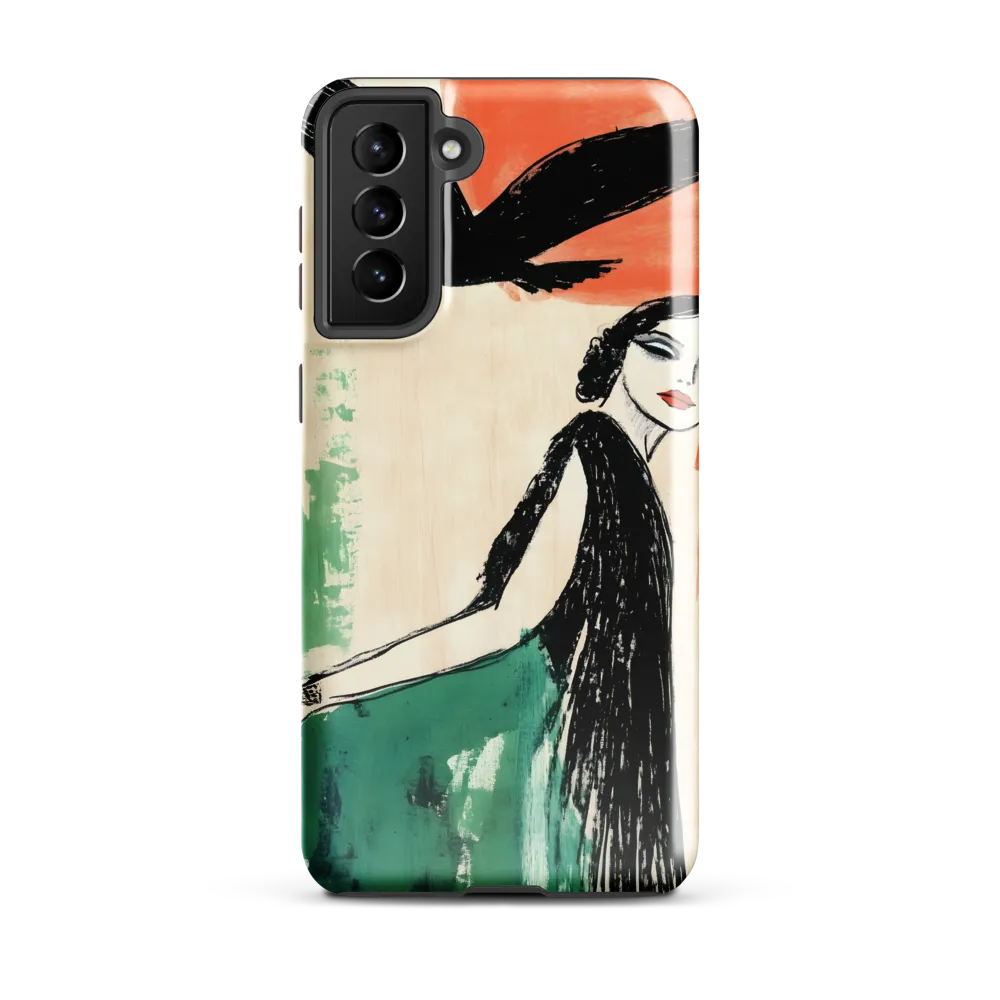 Elegance in Flight | Phone Case |  S21 Plus | Tough Case | Glossy