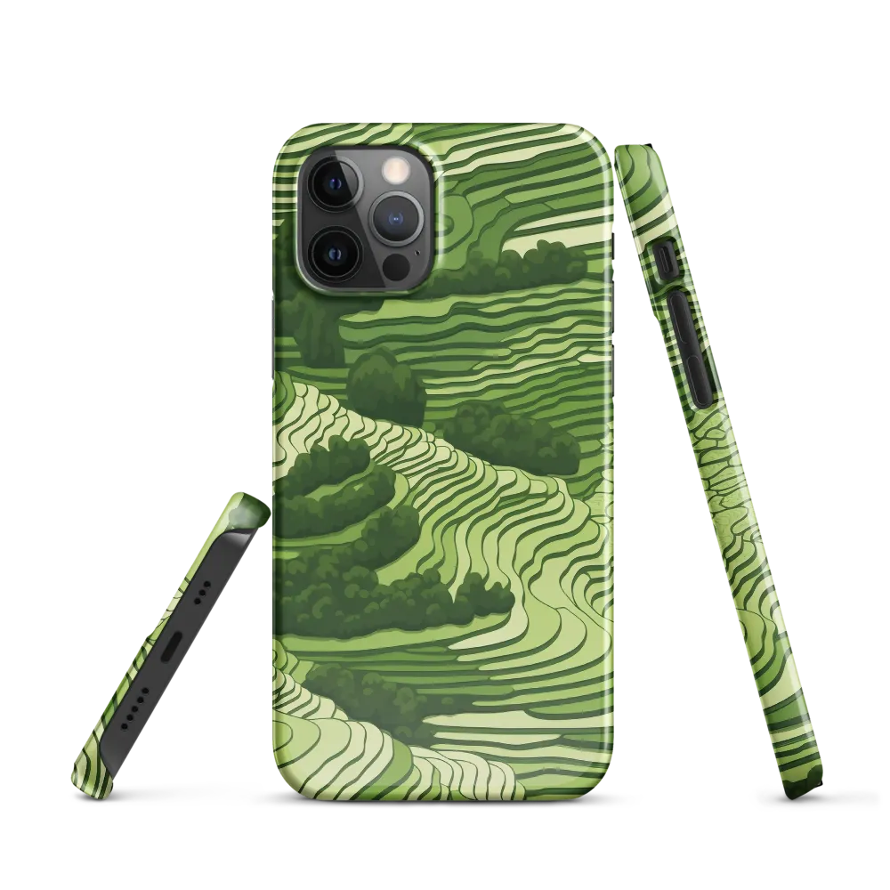Waves of Green: An Abstract Landscape