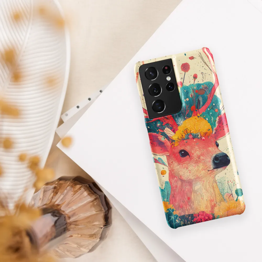 Whimsical Harmony: A Deer in Bloom