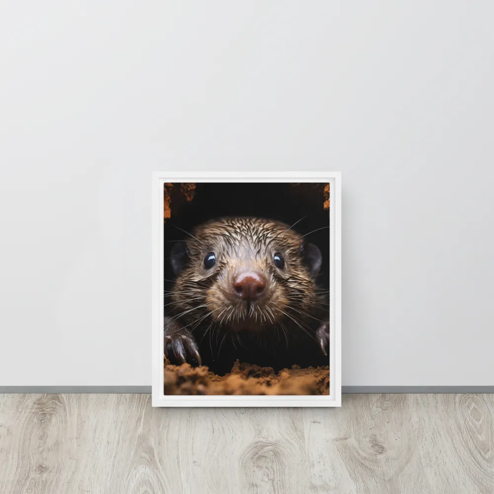 Emerging Curiosity | Canvas with White Frame | 11″×14″