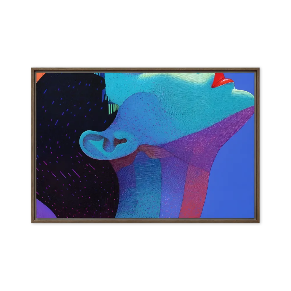 Ethereal Reverie | Canvas with Brown Frame | 20″×30″