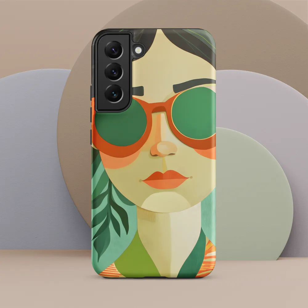 Bold Serenity: A Modern Portrait