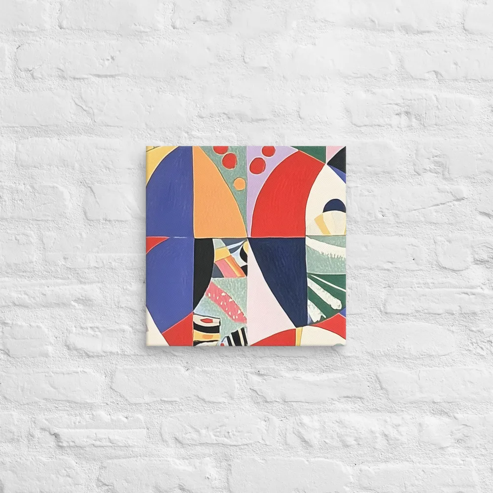 Dynamic Mosaic Symmetry | Canvas | 14″×14″