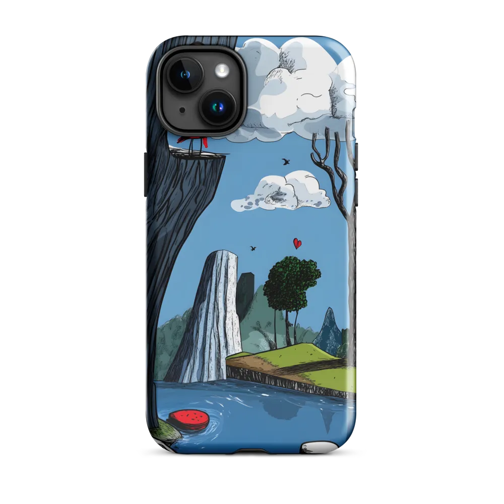 Whimsical Cliffside Reflections