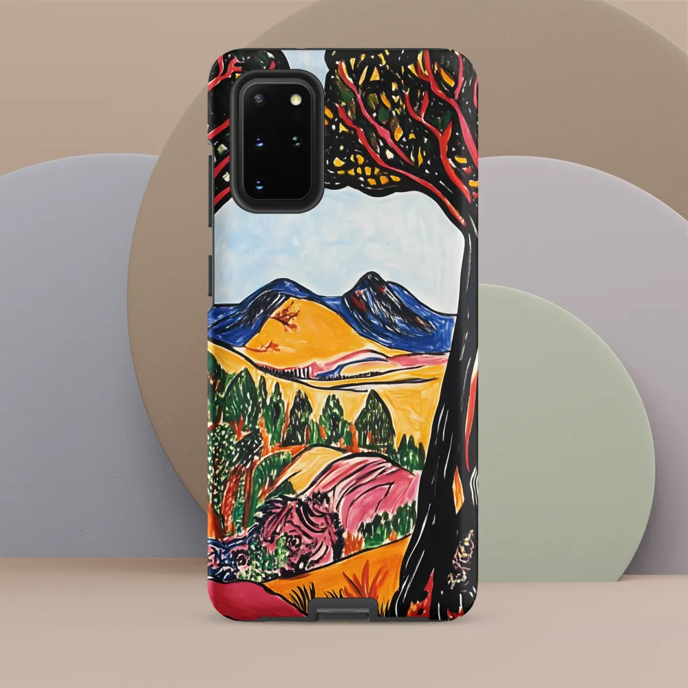 Vibrant Nature's Embrace | Phone Case |  S20 Plus | Tough Case | Matte