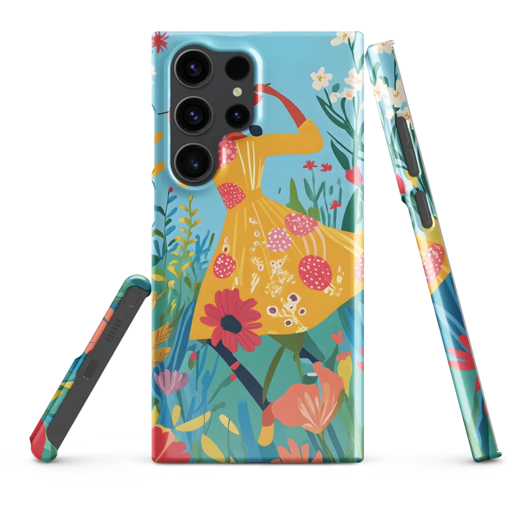 Dancing Among Blossoms | Phone Case |  S23 Ultra | Snap Case | Glossy