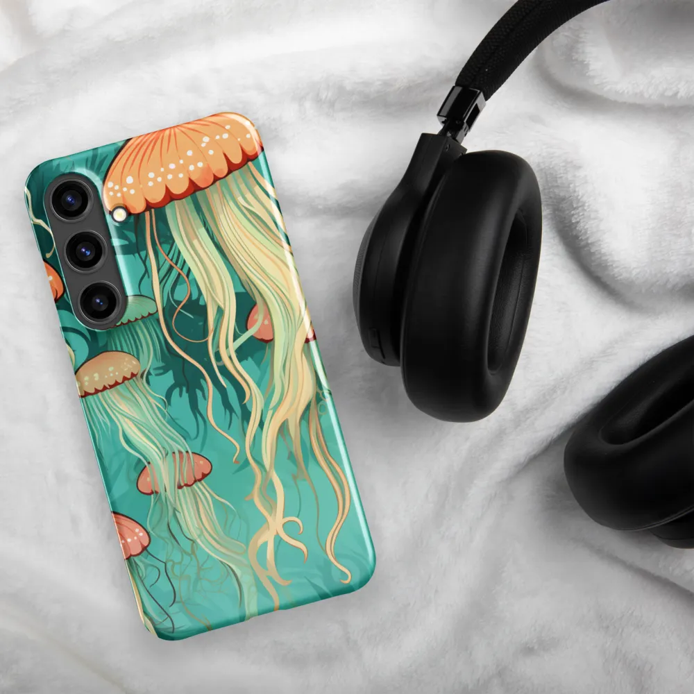Ethereal Dance of Jellyfish | Phone Case |  S24 Plus | Snap Case | Glossy