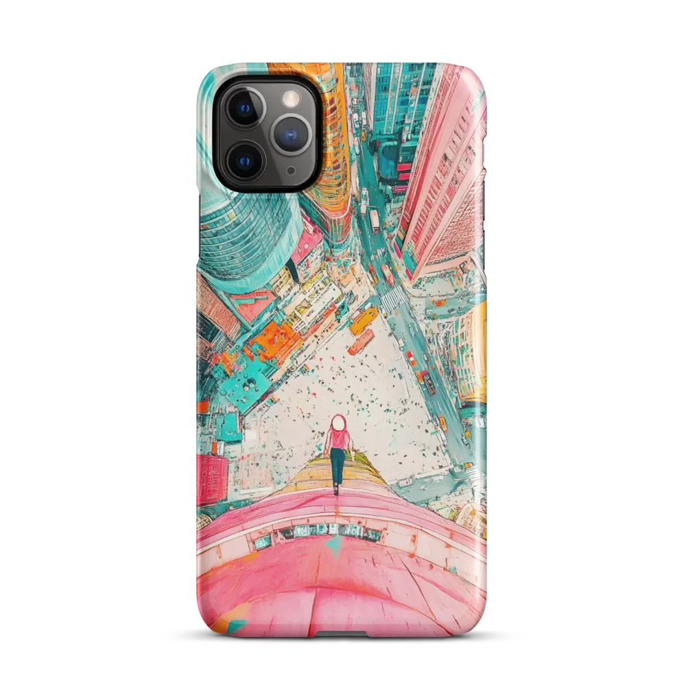 Vertical Horizons: A Surreal Cityscape Adventure | Phone Case |  11 Pro Max | Snap Case | Glossy