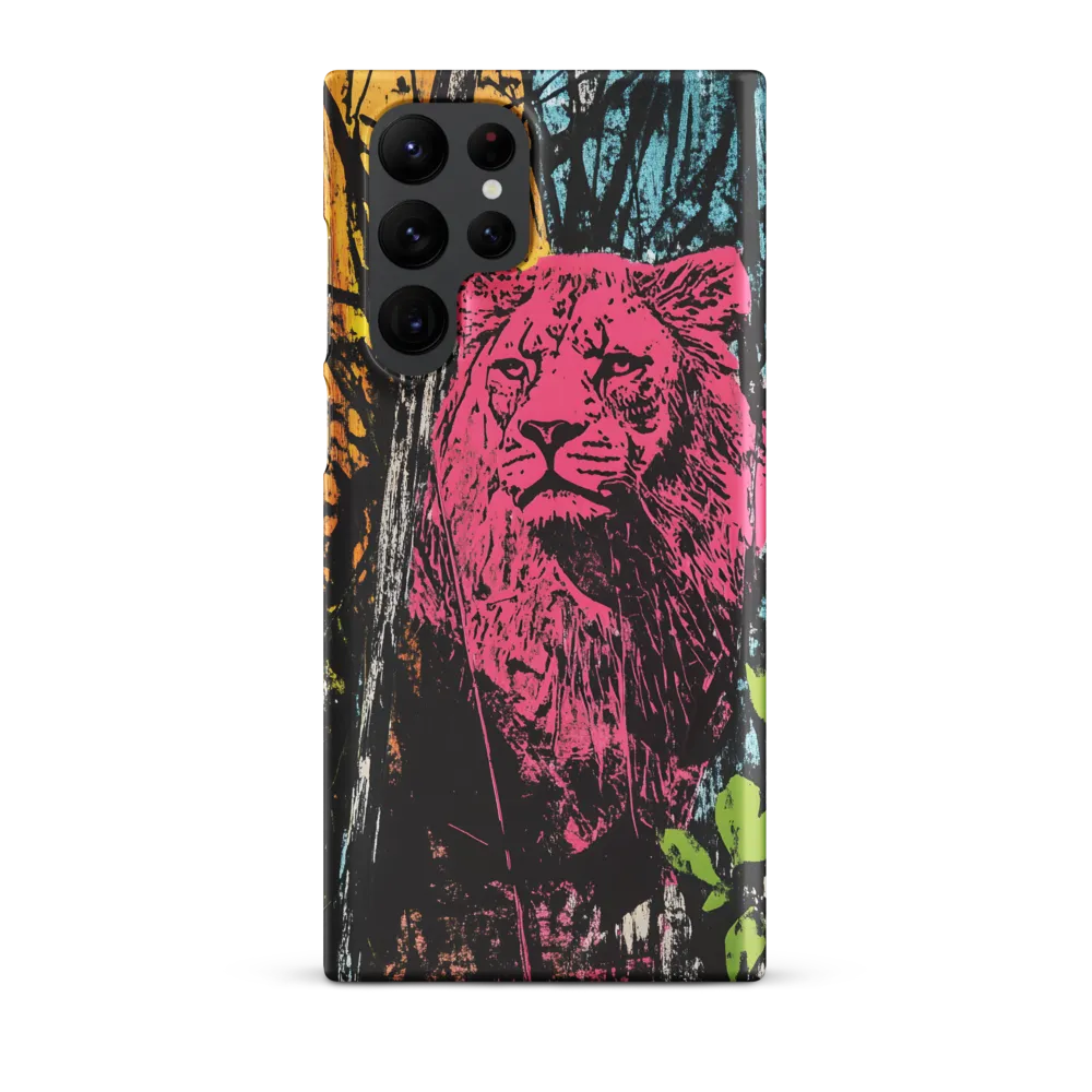 Fierce Vibrance: The Pink Lion
