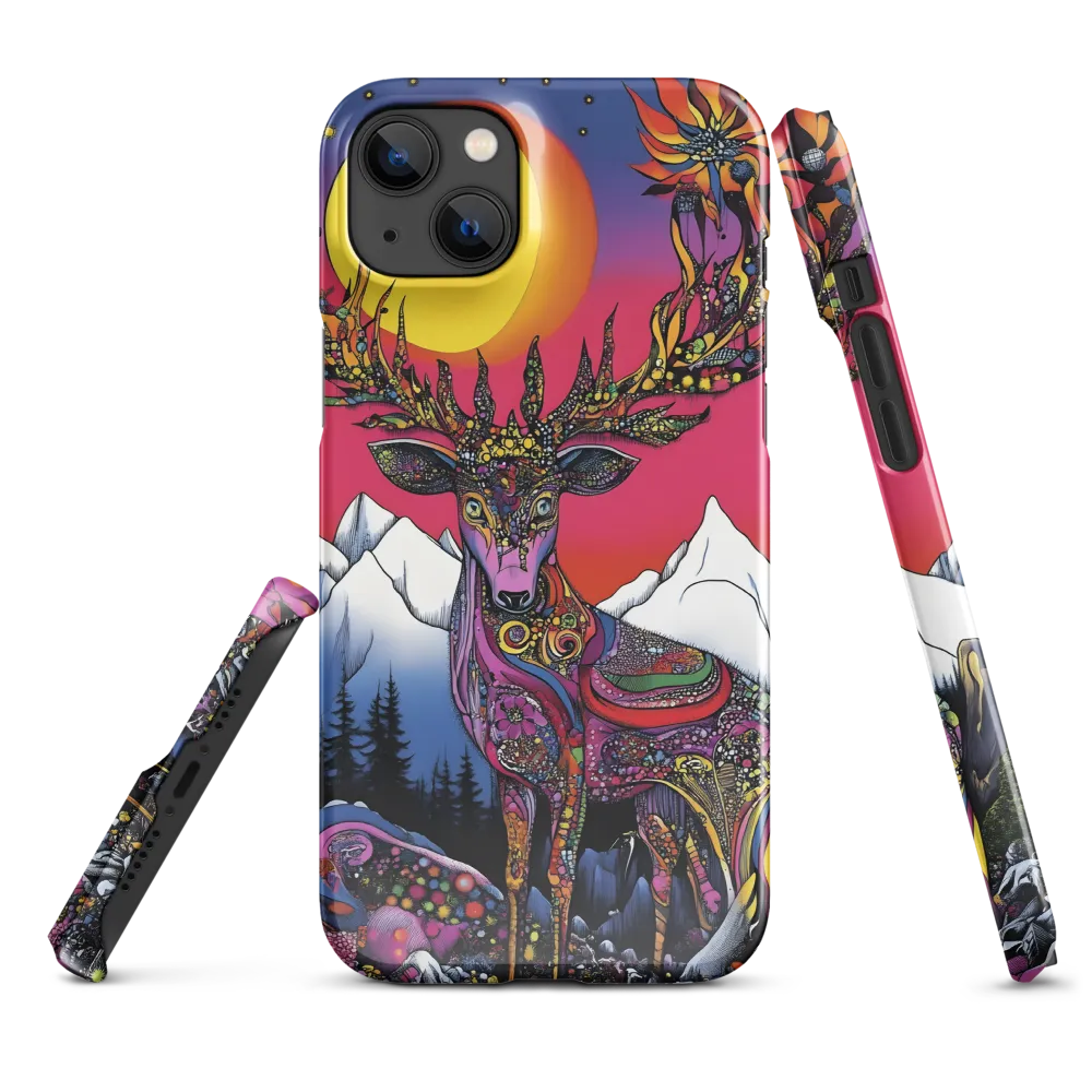 Mystical Majesty of the Psychedelic Deer | Phone Case |  14 Plus | Snap Case | Glossy