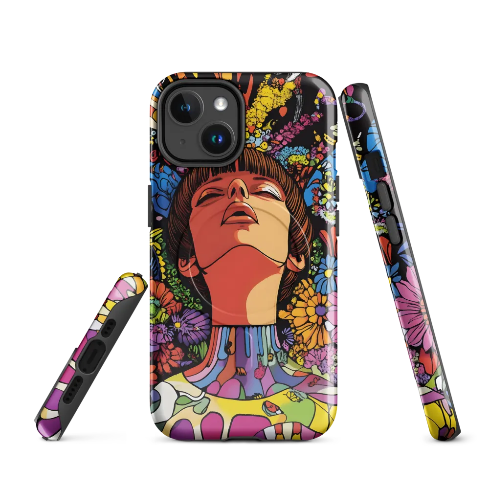 Vibrant Ecstasy: A Psychedelic Portrait