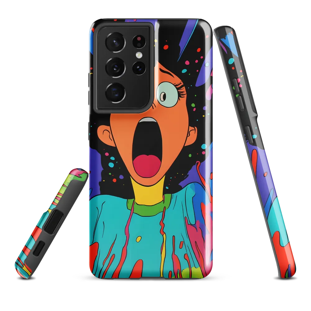 Eruption of Emotion | Phone Case |  S21 Ultra | Tough Case | Glossy