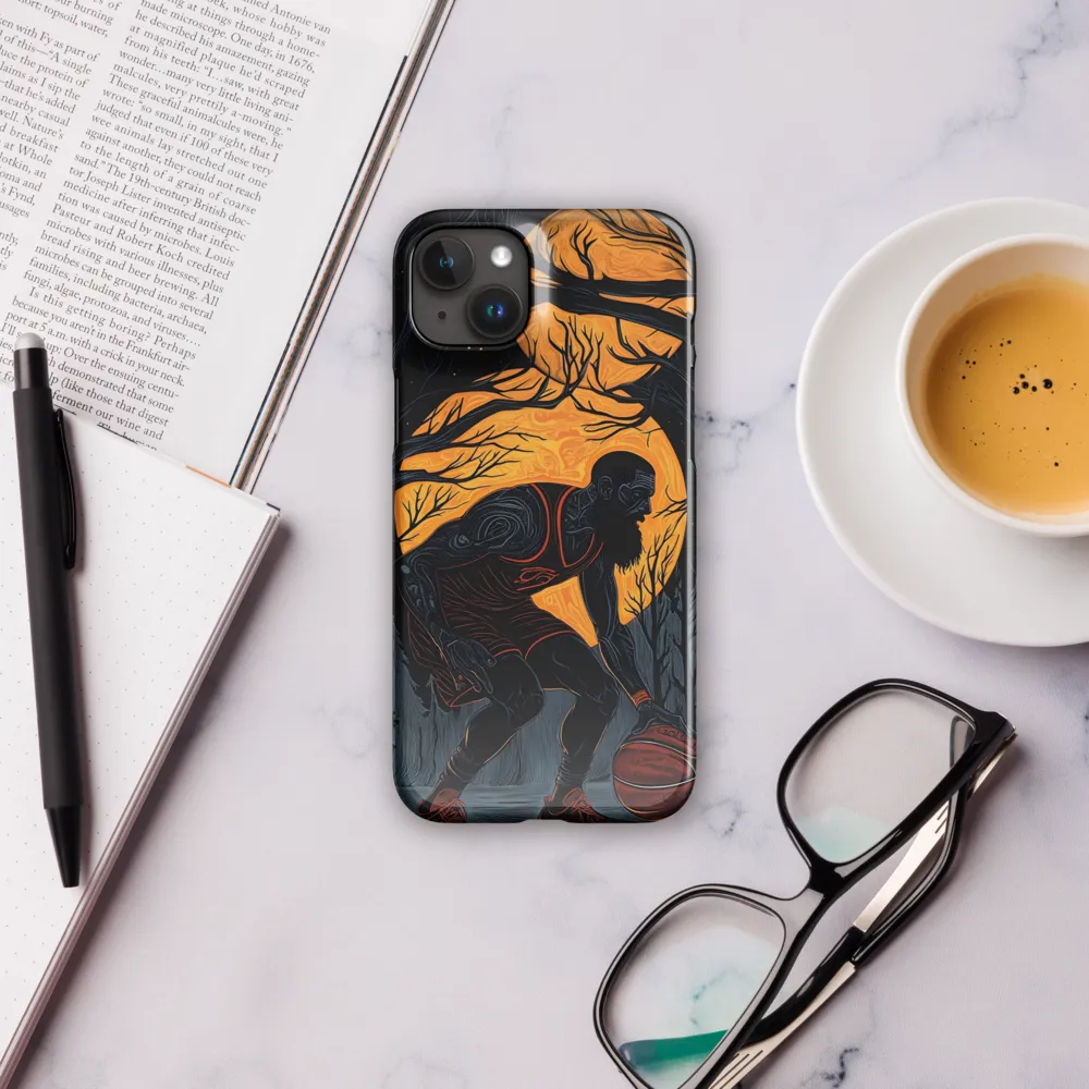 Under the Moonlight: A Basketball Player's Dance | Phone Case |  15 Plus | Snap Case | Glossy