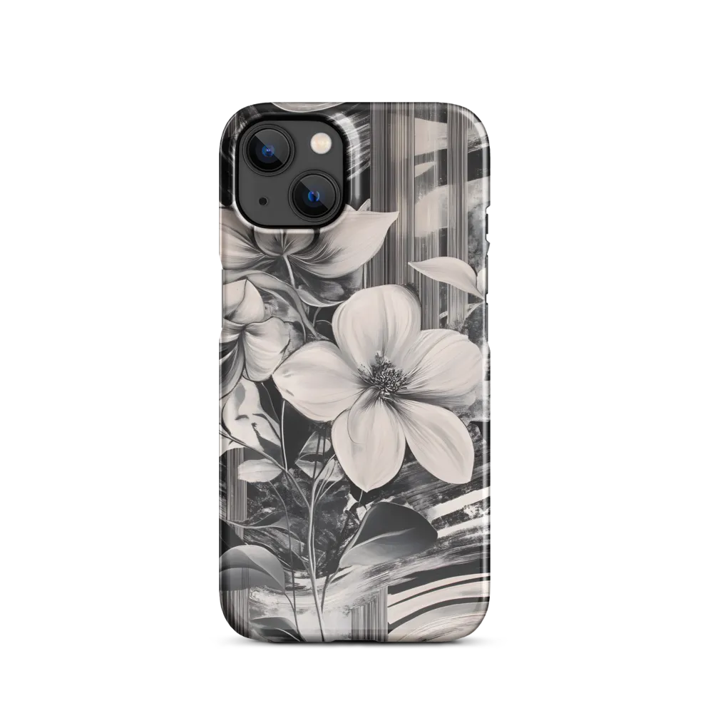 Ethereal Bloom: A Dance of Monochromes