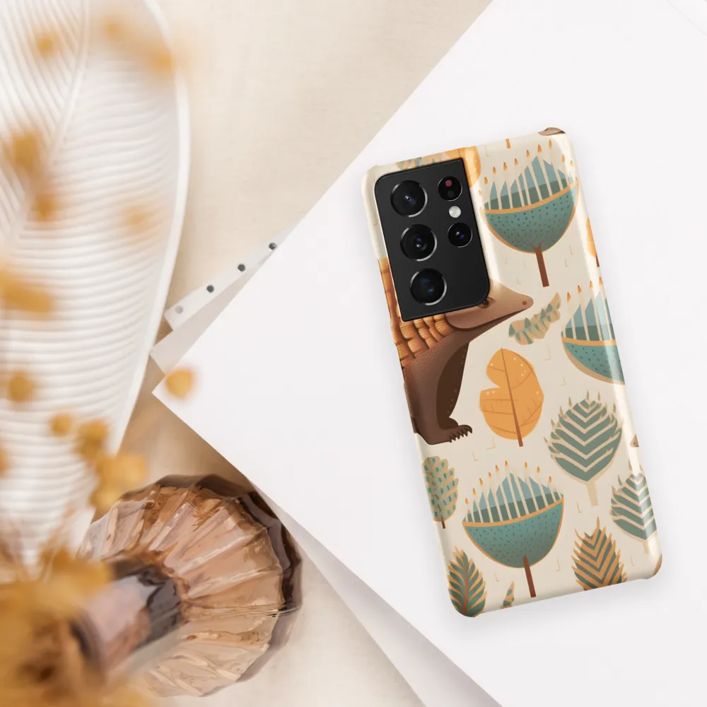 Pangolins in a Whimsical Habitat