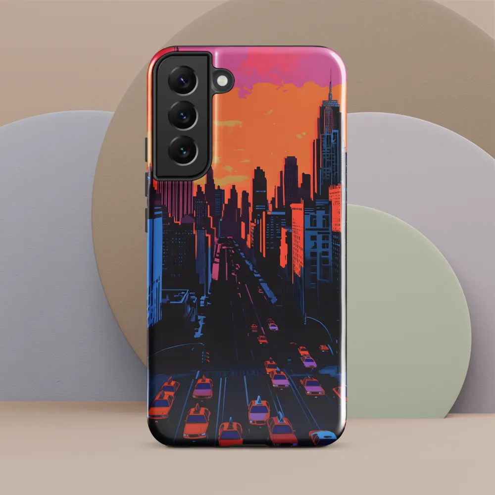 Sunset Over Skyscrapers