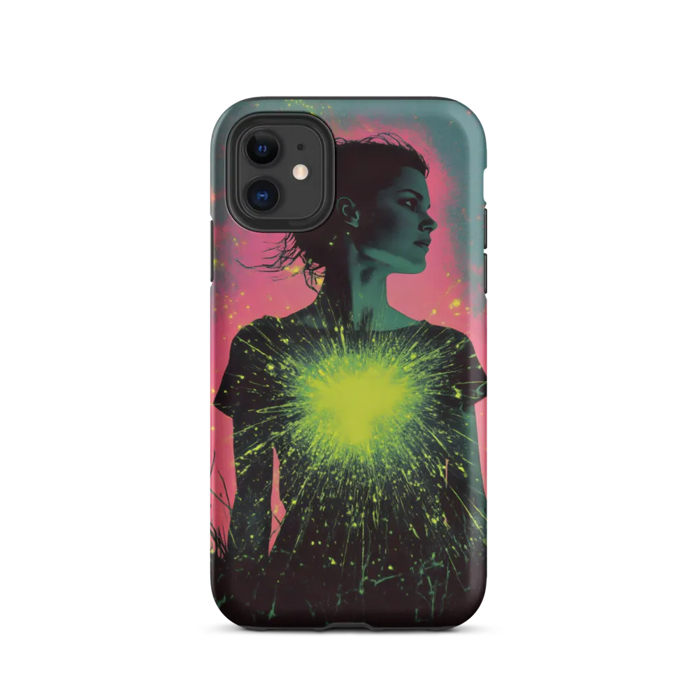 Cosmic Heart: A Surreal Portrait of Strength