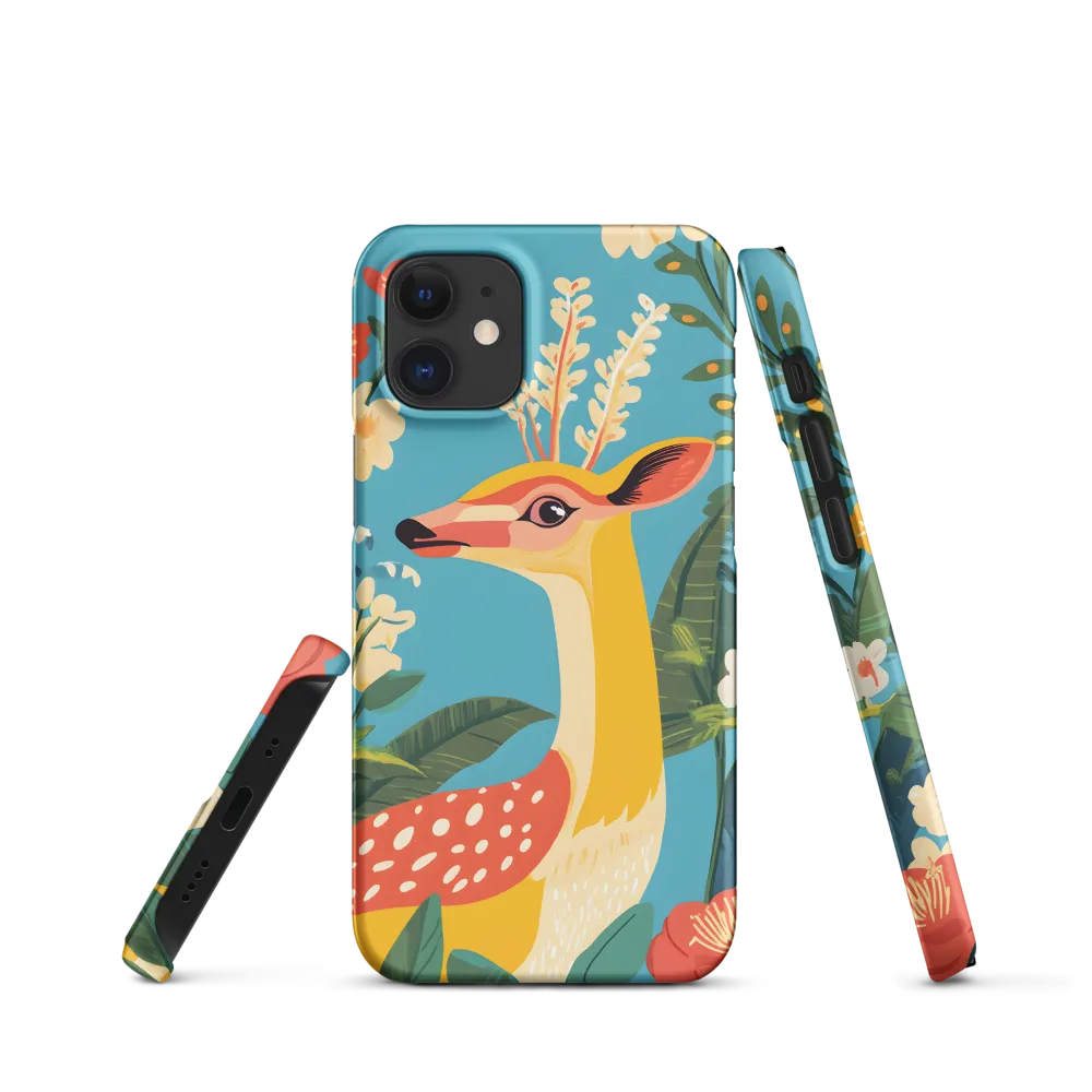 Serene Majesty: A Vibrant Deer Amidst Flora