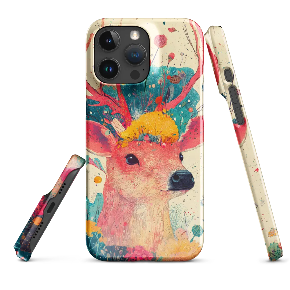 Whimsical Harmony: A Deer in Bloom
