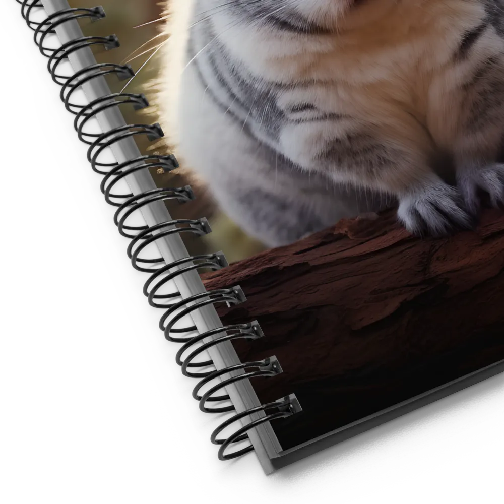 Curious Chinchilla in the Forest | Spiral Notebook