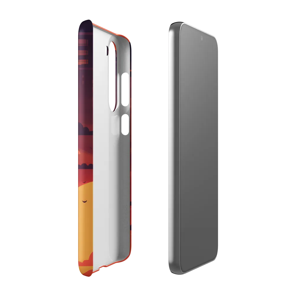 Urban Dusk: A Symphony of Cityscapes | Phone Case |  S23 Plus | Snap Case | Matte