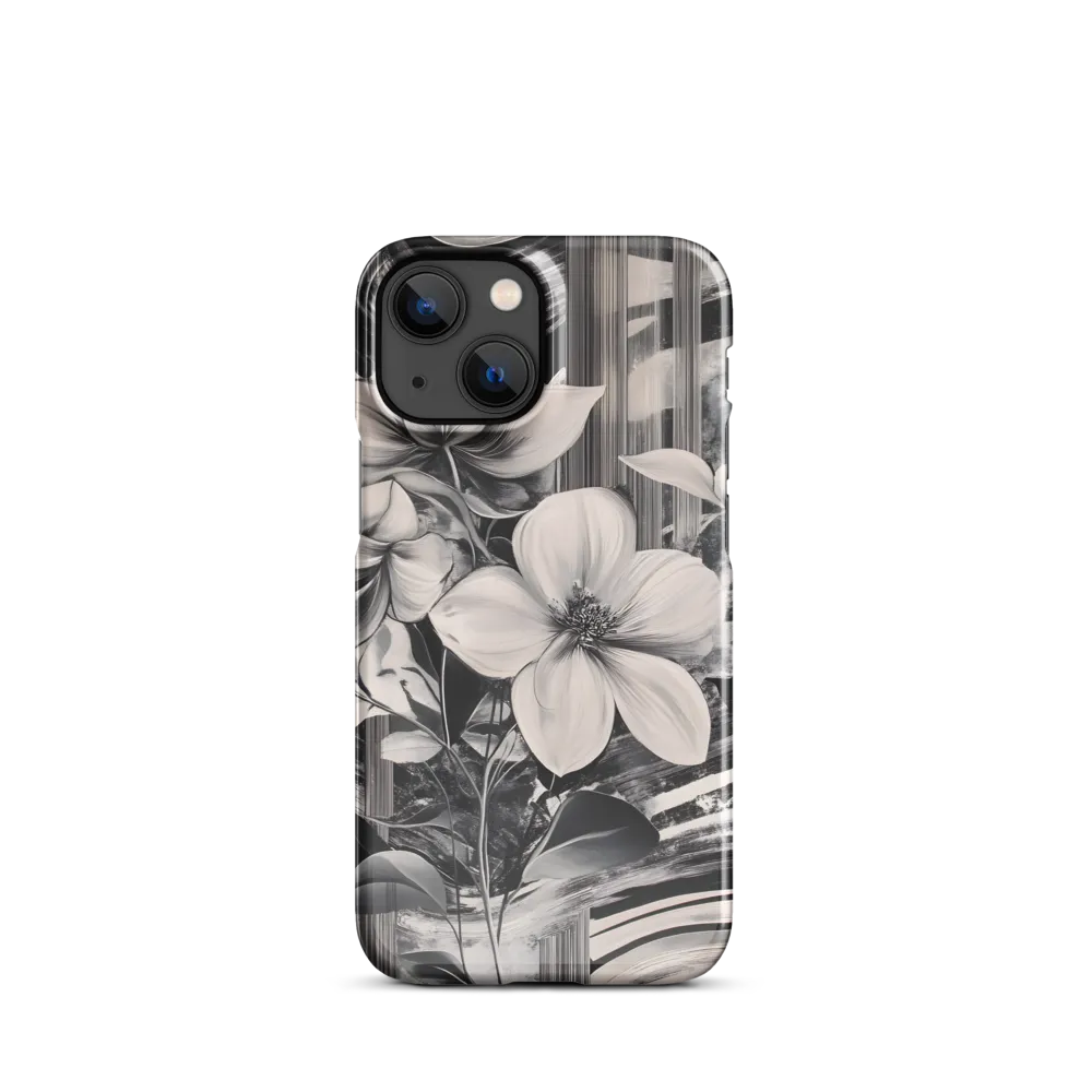 Ethereal Bloom: A Dance of Monochromes