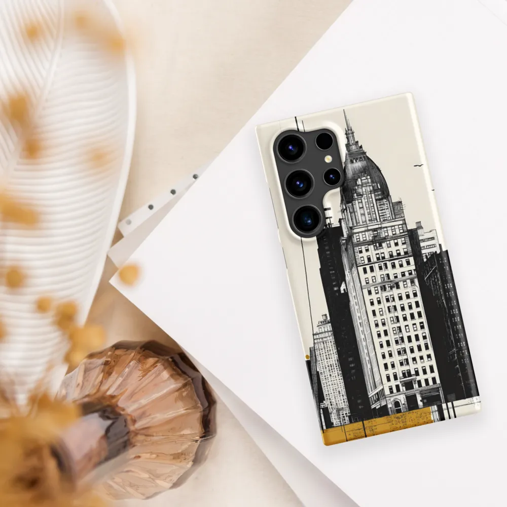 Urban Elegance: A Modern Cityscape | Phone Case |  S24 Ultra | Snap Case | Matte