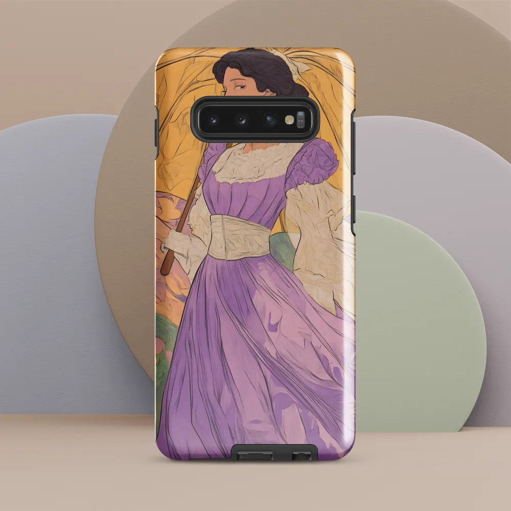 Elegance Under the Umbrella | Phone Case |  S10 Plus | Tough Case | Glossy