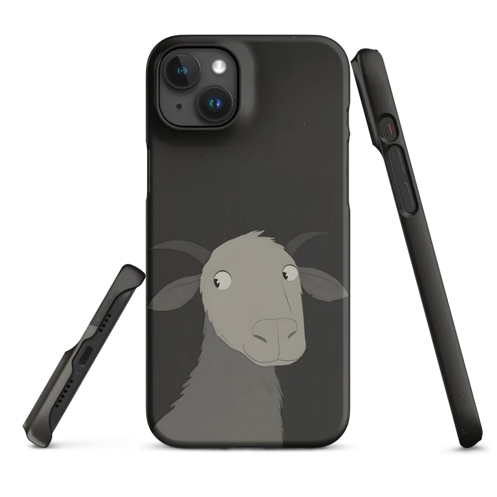 Whimsical Goat in Darkness