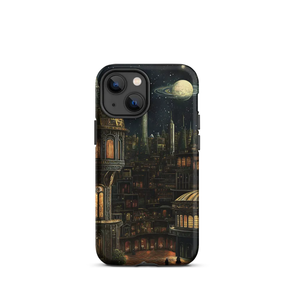 Celestial Enigma: A Surreal Cityscape